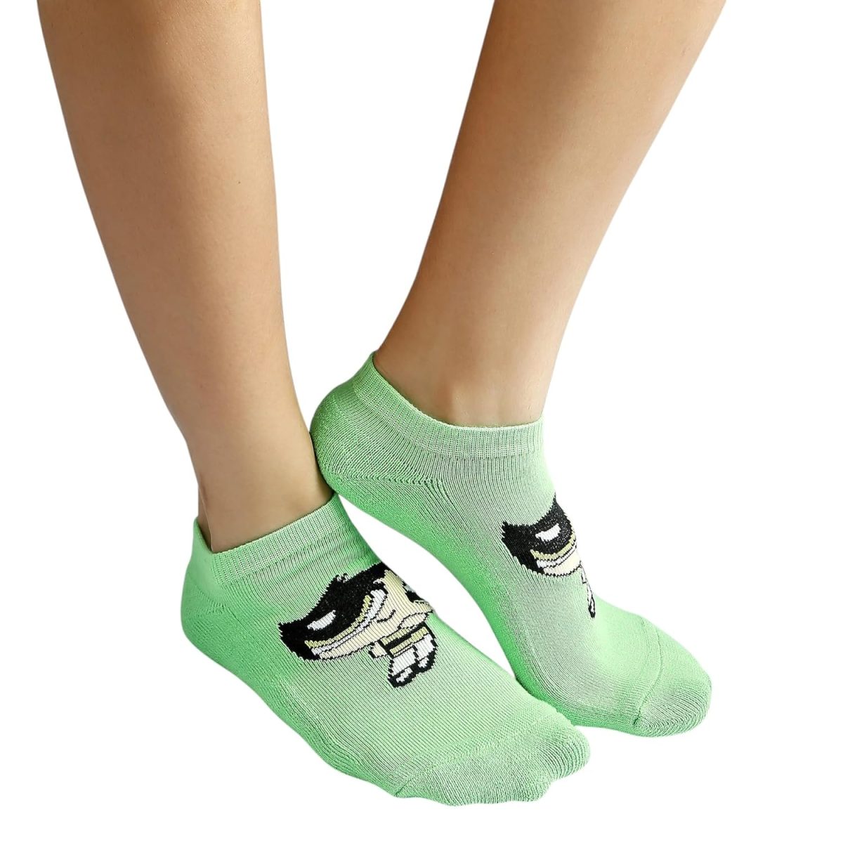BALENZIA SocksXpress Powerpuff Girls Women's Cushioned Lowcut Ankle Socks- Pack of 3, Multicolor (Free Size) - Image 4