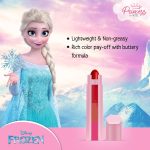 RENEE Disney Frozen Princess By Candy 3-In-1 Tinted Matte Lipstick Elsa For Pre-Teen Girls - 3 Versatile Shades In One Stick With No Parabens - Dermatologically Tested, Peta Certified 4.5G - Image 2