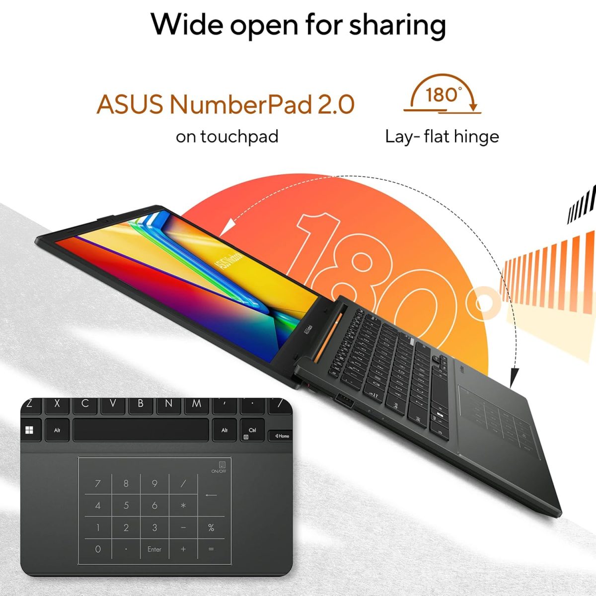 ASUS Vivobook Go 14, AMD Ryzen 3 7320U,Thin & Light (AMD Radeon iGPU/8GB RAM/512GB SSD/FHD/14/60Hz/42WHrs/Windows 11/M365 Basic (1Year)*/Office Home 2024/Mixed Black/1.38 kg) E1404FA-NK3325WS - Image 10