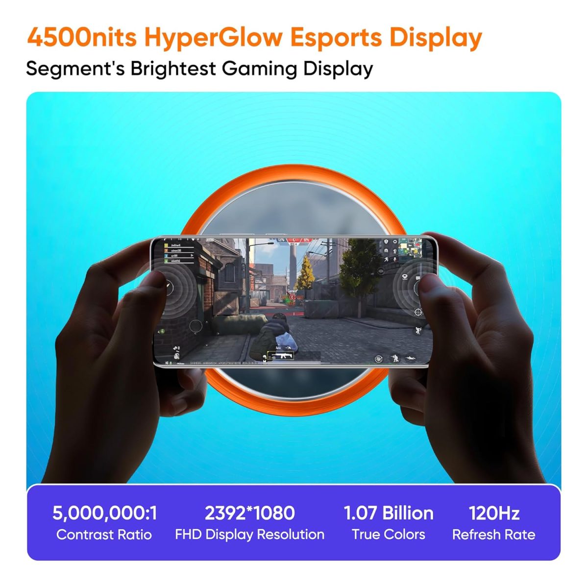 realme NARZO 80 Pro 5G (Speed Silver,12GB+256GB) | Segment's 1st MediaTek Dimensity 7400 Chipset | 6000mAh Titan Battery + 80W Ultra Charge | 4500nits HyperGlow Esports Display | IP69 Waterproof - Image 7