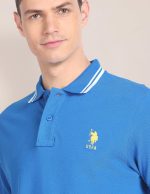 U.S. POLO ASSN. Men's Tipped Collar Pure Cotton Slim Fit Polo Shirt - Image 8