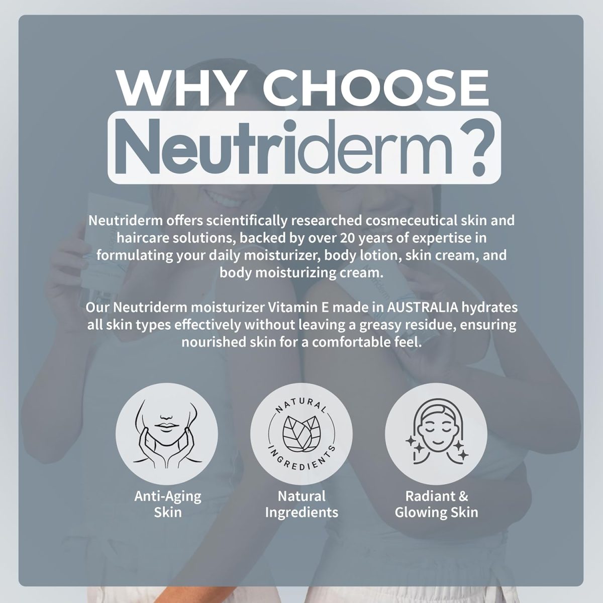 Neutriderm Moisturising Lotion w/Vitamin E - 125 mL - Image 9
