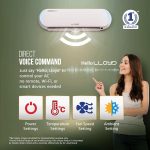 Lloyd Stellar Art 1.5 Ton 5 Star Wi-Fi Inverter Split AC (6 in 1 Expandable, Mood Lighting, In-Built Air Purifier, Direct Voice Command, Copper, White & Blush Pink, New Launch GLS18V5FBGST) - Image 8