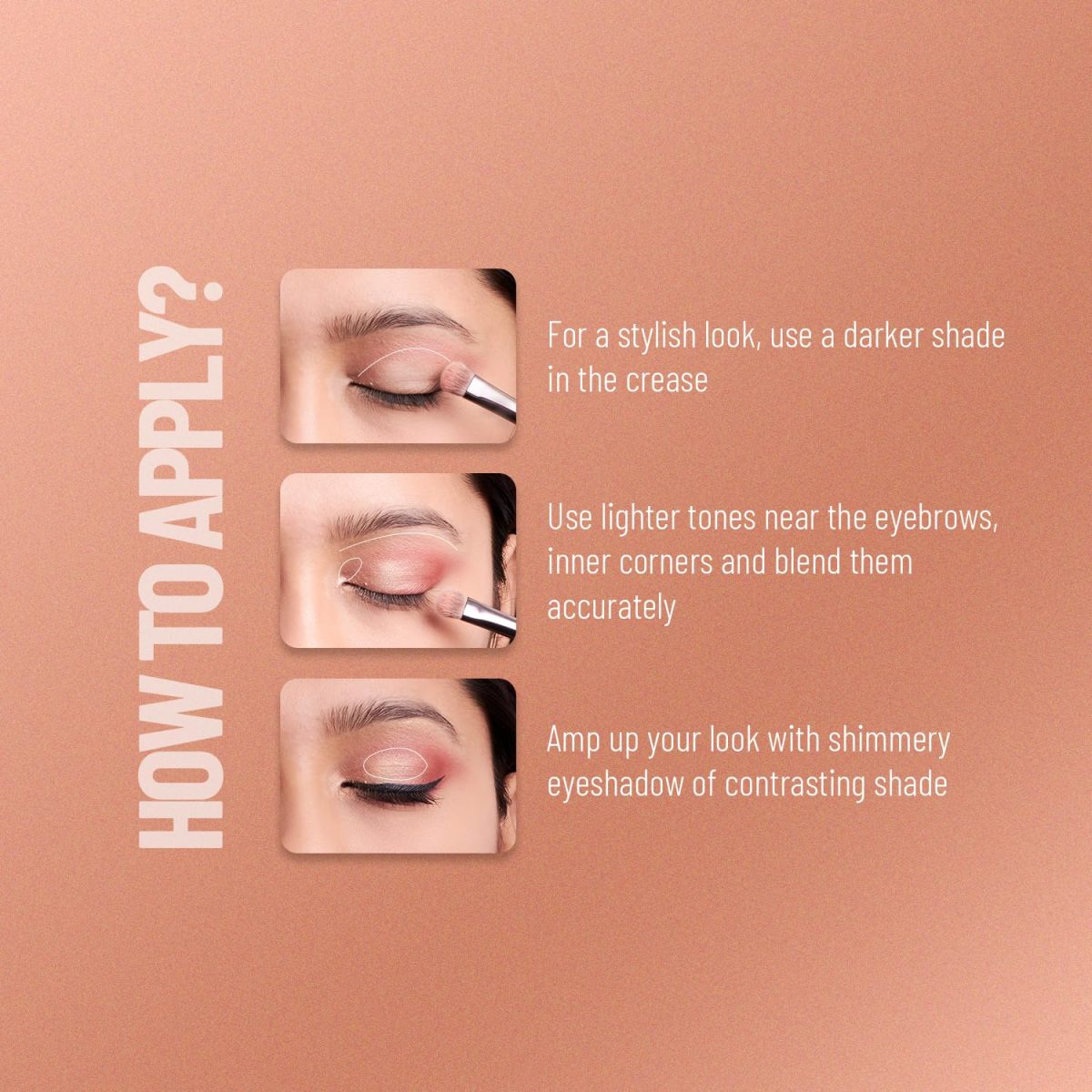 Swiss Beauty Ultimate 9 Pigmented Colors Eyeshadow Palette Long Wearing And Easily Blendable Eye Makeup Palette Matte, Shimmery And Metallic Finish - Multicolor-02, 6G - Image 5