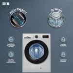IFB 7 Kg 5 Star Front Load Washing Machine 2X Power Steam (SERENA ZSS 7010, Silver & Black, In-built Heater, 4 years Comprehensive Warranty) - Image 3