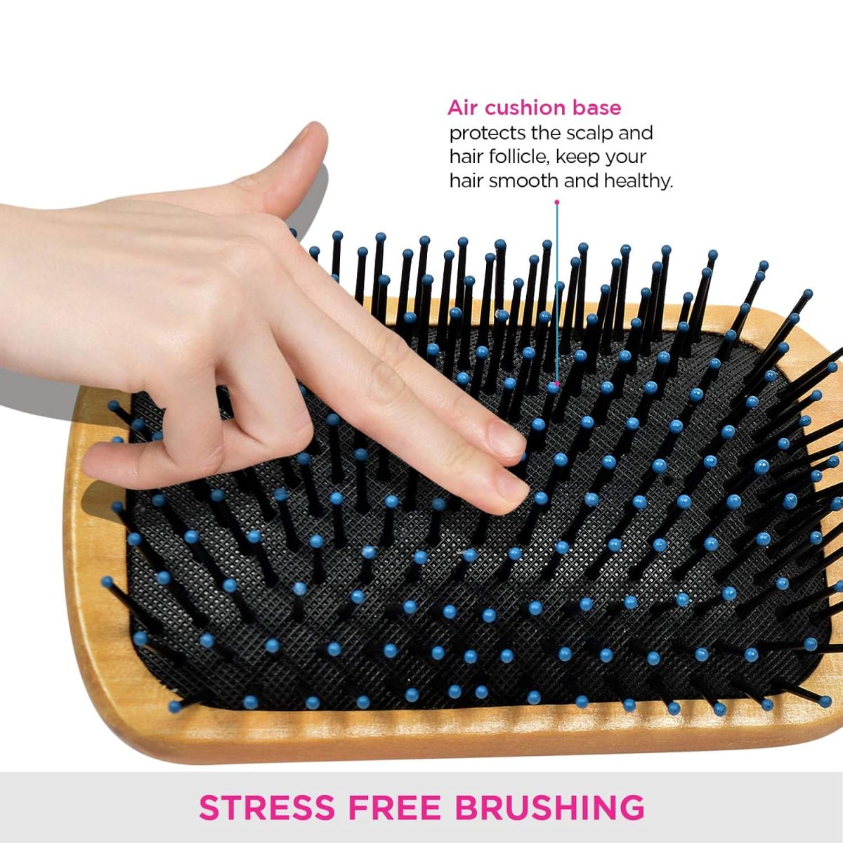 VEGA Premium Collection Paddle Hair Brush for Men & Women, (E1-PB) - Image 6