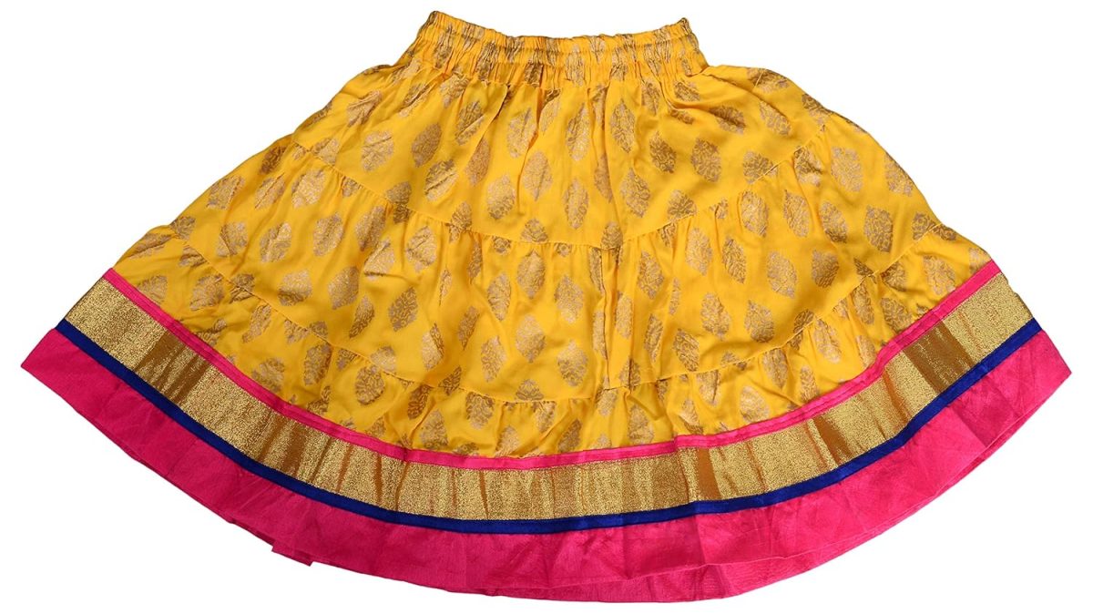 DIAMO Girl's Rayon Readymade Lehenga Choli - Image 5