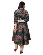 Yash Gallery Women's Cotton Relaxed Fit Anarkali Kurta - Image 3