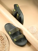 DOCTOR HEALTH SUPER SOFT Men's Orthopedic Double Strap Slippers – Ultra Soft EVA Footbed with Adjustable Straps & Arch Support | Anti-Skid Sliders for Heel Pain Relief, Everyday Comfort - Image 2