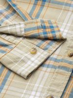 The Indian Garage Co Men's Cotton Slim Fit Checkered Full Sleeves Spread Collar Casual Shirt - Image 4