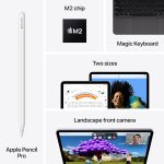 Apple iPad Air 11″ (M2): Liquid Retina Display, 256GB, Landscape 12MP Front Camera / 12MP Back Camera, Wi-Fi 6E + 5G Cellular with eSIM, Touch ID, All-Day Battery Life — Purple - Image 5