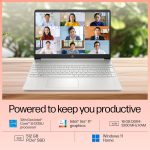HP 15s, 12th Gen Intel Core i5-1235U,16GB DDR4, 512GB SSD (Win11, Office21, Silver, 1.69kg) Anti-Glare,15.6-inch(39.6cm), FHD Laptop, Intel Iris Xe Graphics, Backlit KB, HD Camera, fq5330TU - Image 5