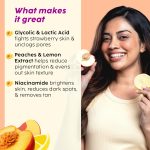 PLIX - THE PLANT FIX Peaches & Lemon Detan Bump Eraser Scrub (200g) | Removes Tan & Restores Skin’s Moisture, Reduces Dark Spots, Uneven Skin Tone, & Reveals Softer Smoother Skin - Image 3