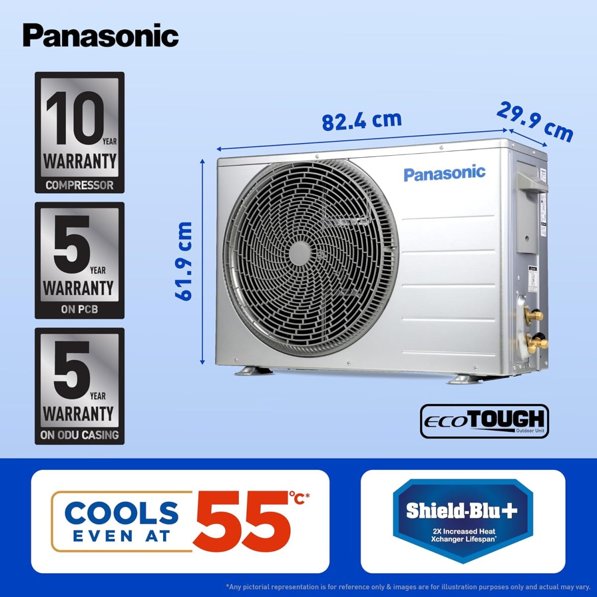 Panasonic 2.0 Ton 5 Star Premium Wi-Fi Inverter Smart Split AC (Matter Enabled, Higher Airflow, Copper Condenser, 7in1 Convertible, True AI, 4-Way, PM 0.1 Filter, CS/CU-NU24AKY5W, White) - Image 7