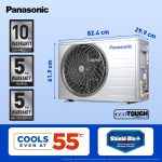 Panasonic 2.0 Ton 5 Star Premium Wi-Fi Inverter Smart Split AC (Matter Enabled, Higher Airflow, Copper Condenser, 7in1 Convertible, True AI, 4-Way, PM 0.1 Filter, CS/CU-NU24AKY5W, White) - Image 7