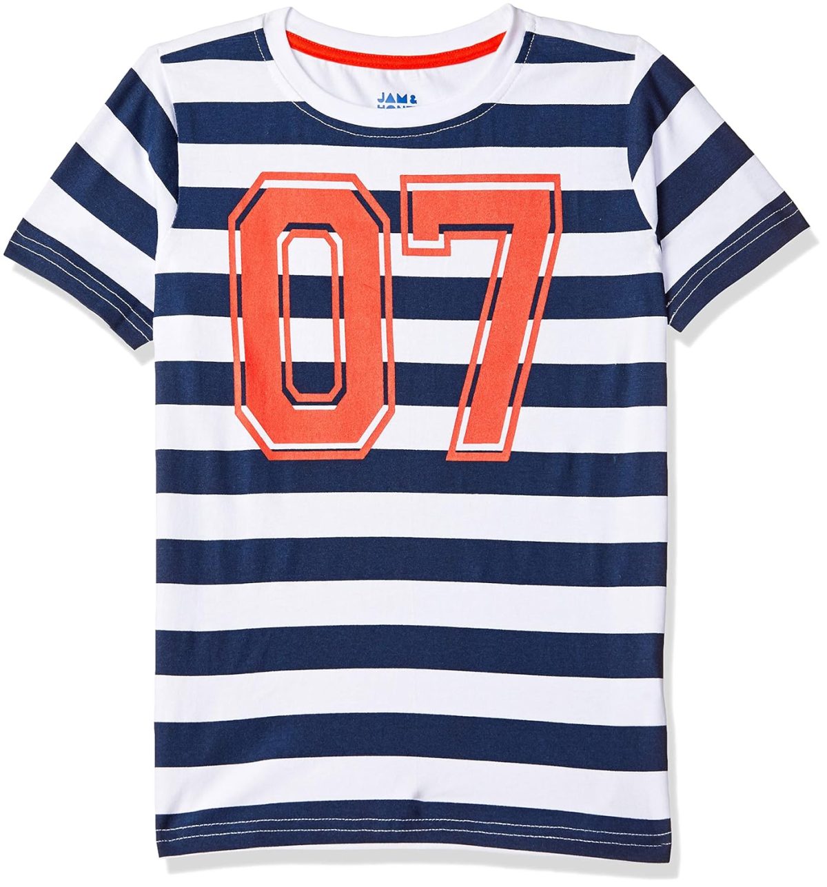 Amazon Brand - Jam & Honey Mix Pattern Regular Fit Boys 100% Cotton Printed Half Sleeves T-Shirt | Age 2-12 Years (Pack of 2) - Image 3