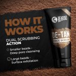 BEARDO De-Tan Face scrub for Men, 100g | Blackhead & Tan Removal | Dual Bead Exfoliation | Coffee Detox | Oil Control - Image 3