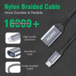 AGARO USB Type C to USB 3.0 OTG Cable, Adapter, Connector, Fast Charging, Data Transfer Speed Up to 10 GBPS, Compatible with Laptops, Tablets, Smartphone and Chargers - Image 4