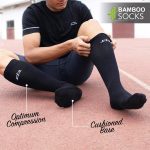 HEELIUM Bamboo Compression Socks & Sleeves For Men & Women | Odour Free & Superior Grip | Running, Cycling, Boosts Blood Circulation & Recovery - Image 3