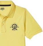 Amazon Brand - Jam & Honey T Shirts for Regular Fit Solid Print Polo | 100% Cotton Half Sleeves Boys Tshirt - Image 3