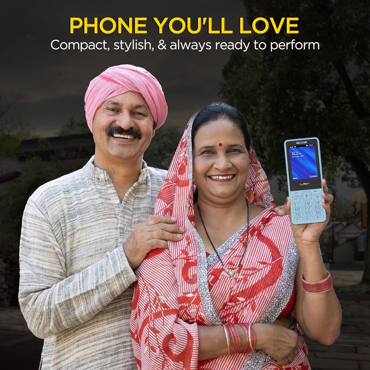 Lava A5 (2025) Dual SIM Keypad Mobile with 2.4'' Big Display | UPI Support, 1200mAh Battery | BOL Feature | Camera | Auto Call Recording | Glass Finish | and 7 Regional Languages - Blue - Image 11