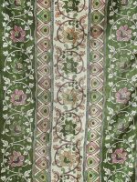 Satrani Women's Dola Silk Printed Weaving Border Saree with Unstitched Blouse Piece - Image 5