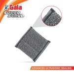 Gala Super Scrub Set – Made of Steel – Black – Pack of 6 - Image 4
