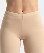 Jockey 1529 Women's High Coverage Super Combed Cotton Elastane Stretch Mid Waist Shorties with Concealed Waistband - Image 6