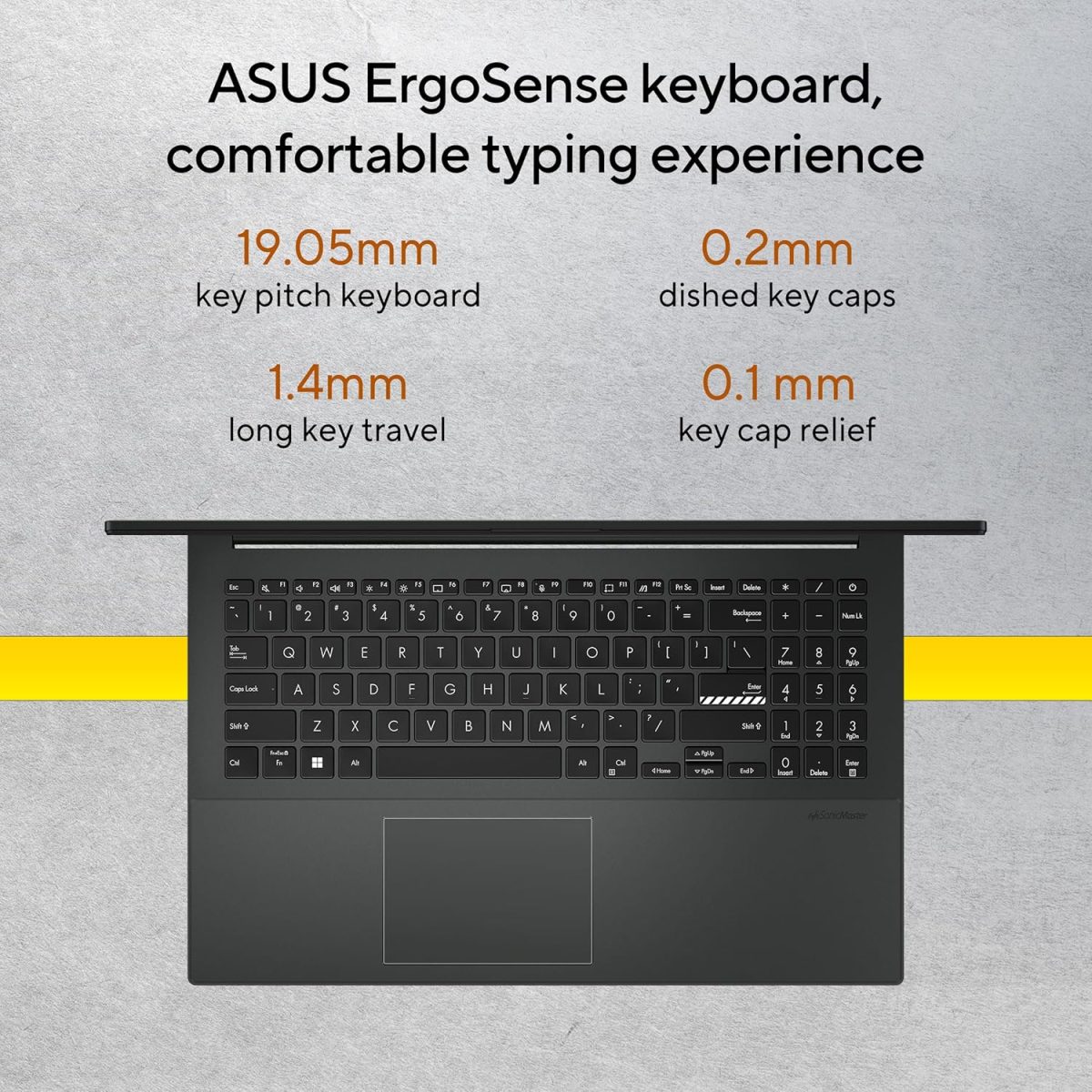 ASUS Vivobook Go 15 (2023), AMD Ryzen 5 7520U, 15.6" (39.62 cm) FHD, Thin and Light Laptop (16GB/512GB SSD/Integrated Graphics/Windows 11/Office 2021/Black/1.8 Kg), E1504FA-NJ549WS - Image 5