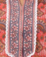 ROBOLOX Women's Cotton Printed Floral Straight Kurta with Pants and Dupatta - Image 4