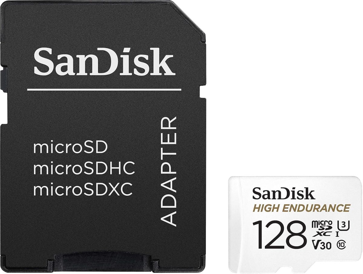 SanDisk 128GB High Endurance Video MicroSDXC Card with Adapter for Dash Cam and Home Monitoring Surveillance Systems - C10, U3, V30, 4K UHD, Micro SD Card - SDSQQNR-128G-GN6IA - Image 3