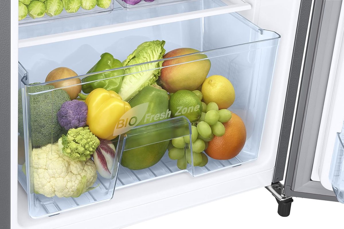 Samsung 183 L, 3 Star, Digital Inverter, Direct-Cool Single Door Refrigerator (RR20C1Y23S8/HL, Silver, Elegant Inox) - Image 6