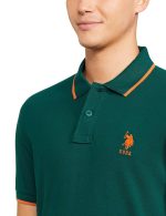 U.S. POLO ASSN. Men's Tipped Collar Pure Cotton Slim Fit Polo Shirt - Image 3