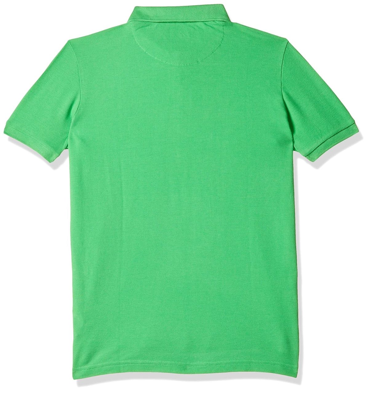 U.S. POLO ASSN. Boys HS Polo Neck T-Shirts (UKTS6912_Poison Green_36T) - Image 2