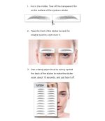 S.A.V.I 8 Pairs 6D Natural Look Eyebrow Styling Long Lasting Up to 7 Days Waterproof Temporary Tattoo Stickers - 1 Sheet (142) - Image 5