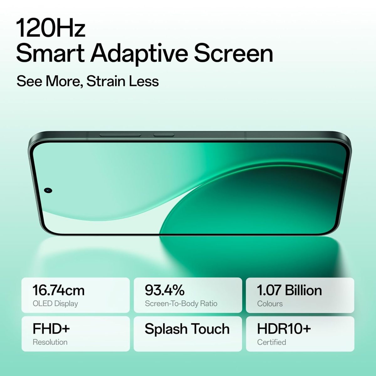 OPPO Reno14 5G (Forest Green, 12GB RAM, 512GB Storage) - Image 8