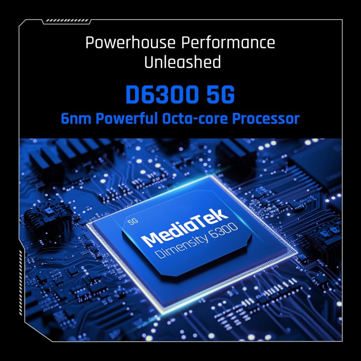 TECNO POVA 6 NEO 5G (Midnight Shadow, 6GB+128GB) | Advanced AI Features | 108MP Ultra Clear AI Camera | D6300 Powerful Processor | 5 Year Lag Free Fluency | 5000 mAh Battery | InBuilt Infrared and NFC - Image 4