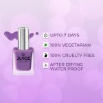 JUICE Quick-dry, Long Lasting, Chip Resistant, Gel Finish, High Gloss, F&D APPROVED COLORS & PIGMENTS Nail Polish | MISTY GREEN - C13 - Image 2