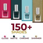 JUICE Quick-dry, Long Lasting, Chip Resistant, Gel Finish, High Gloss, F&D APPROVED COLORS & PIGMENTS Nail Polish | MISTY GREEN - C13 - Image 3