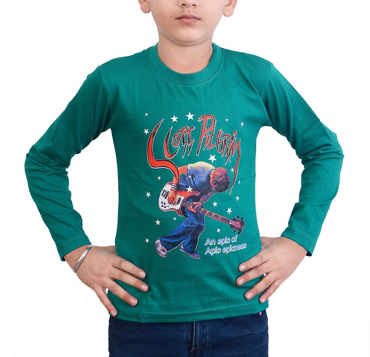 Malvina Boy's Full Sleeve Cotton Tshirts for Kids (Pack of 6) (Multicolor,8-9 Years) - Image 3