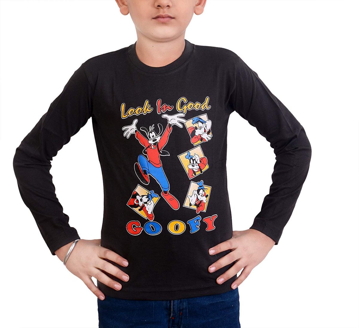 Malvina Boy's Full Sleeve Cotton Tshirts for Kids (Pack of 6) (Multicolor,8-9 Years) - Image 4