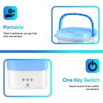 0.8Kg Portable Mini Washing Machine, Foldable Washing Machine Top Load Fully Automatic with 3 Modes Spinner and Dryer, Semi Automatic Bucket Washer for Travel, Home, Baby Clothes (Multicolor) - Image 5