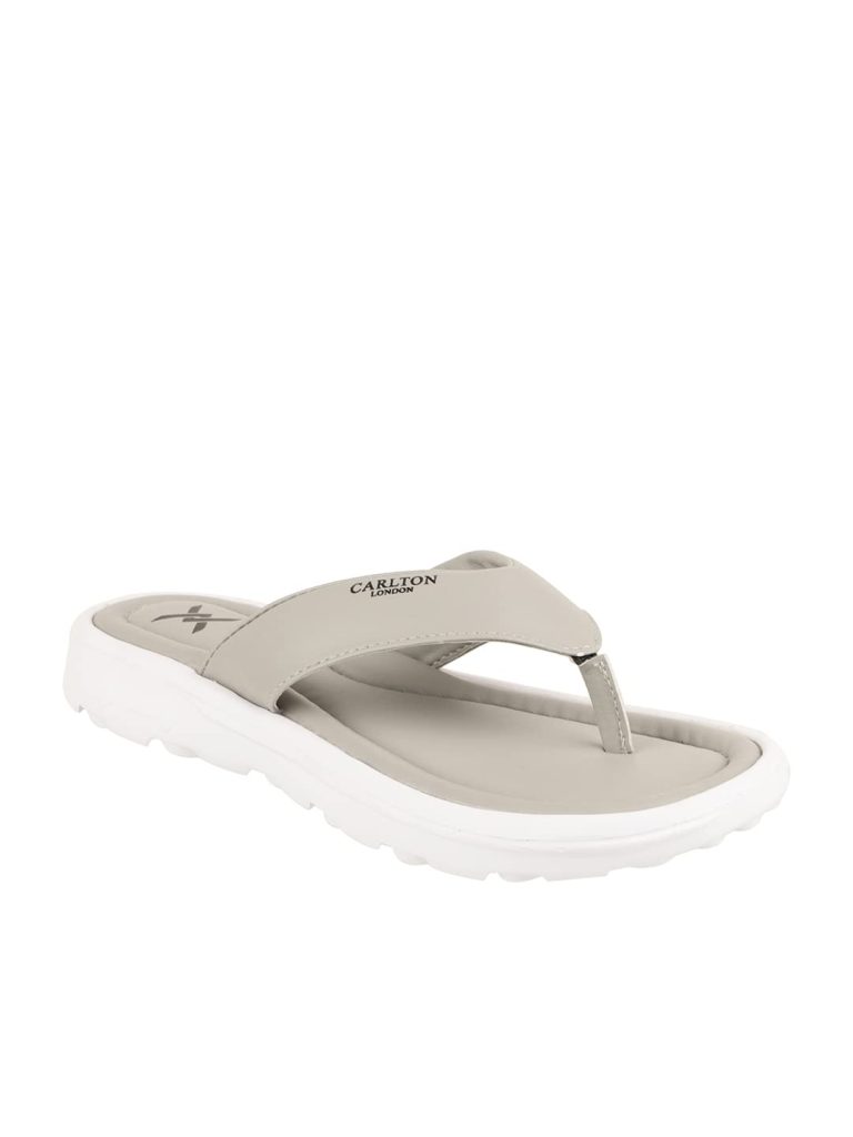 Carlton London women's Solid Comfort Thong Flip-Flops
