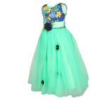 Arshia Fashions Girl's Blended Empire Waist Maxi Dress - Image 3