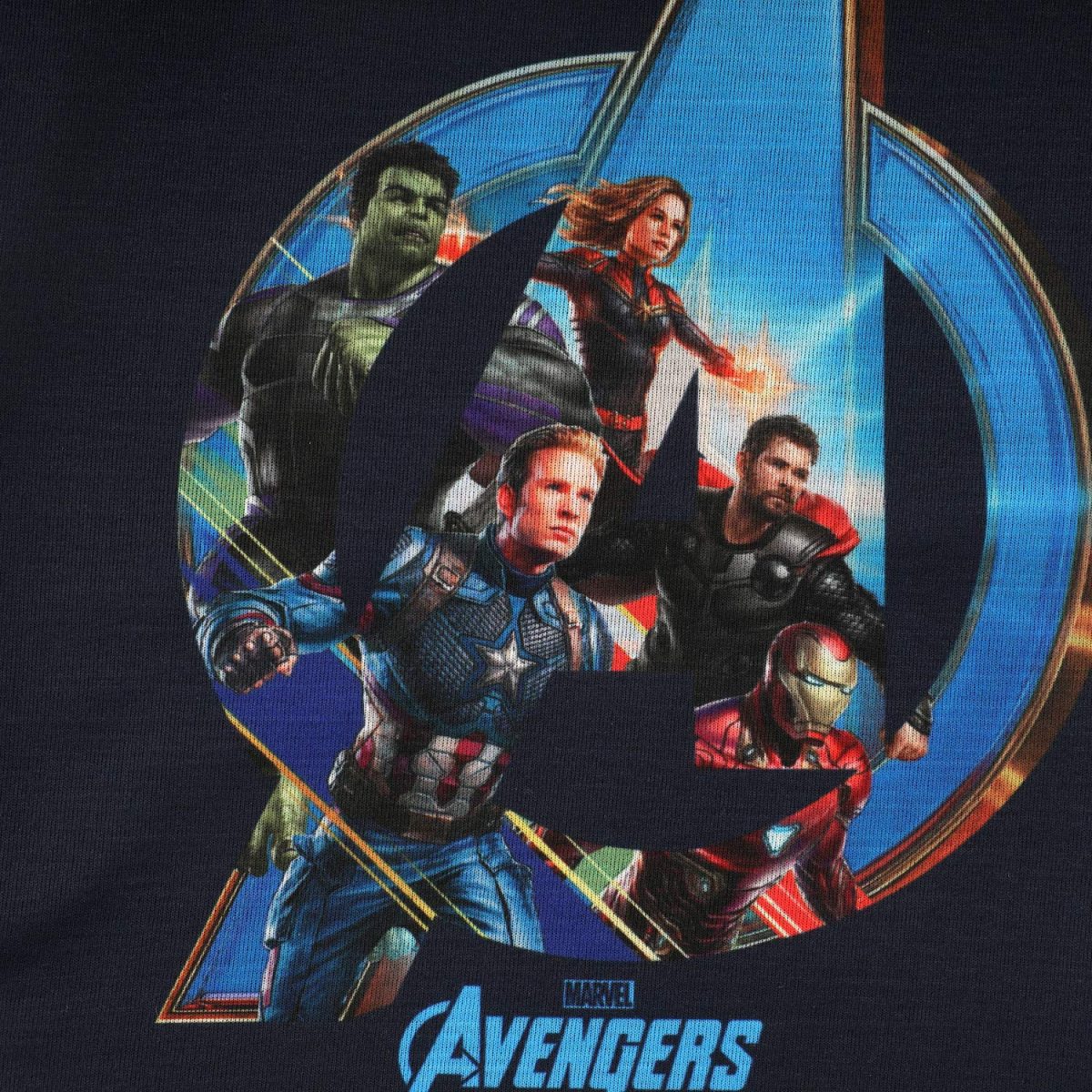 Marvel Avengers by Wear Your Mind Boy's Plain Regular Fit Long Sleeve Top (DMAF0120.3_Navy Blue4 10-11Y) - Image 3