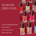 HYUE Gel FX Nail Paint | Rosewood | 8ml | Ultra-Glossy Gel Finish | 14-Day Long-Lasting Wear | Quick-Dry & Chip-Resistant | Vegan & Paraben-Free | No UV Needed | 22 Rich Salon-Quality Shades - Image 5