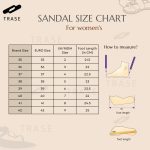 TRASE Women's Fashion Sandal, Faux Leather, Comfortable and Stylish Wedges| Soft Cushion Footbed For Women & Girls | For Casual Wear & Formal Wear Occasions 2.5 inches heel - Image 6