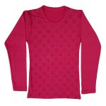 IndiWeaves Girls Cotton Full Sleeve Printed T-Shirts and Cotton Capri 3/4 Pants (Magenta,Maroon,Red,Magenta,Yellow,8-9 Years) Pack of 5 - Image 5