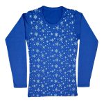 IndiWeaves Girls Cotton Full Sleeve Printed T-Shirts and Cotton Capri 3/4 Pants (Navy Blue,Dark Grey,White,Blue,Magenta,15-16 Years) Pack of 5 - Image 5