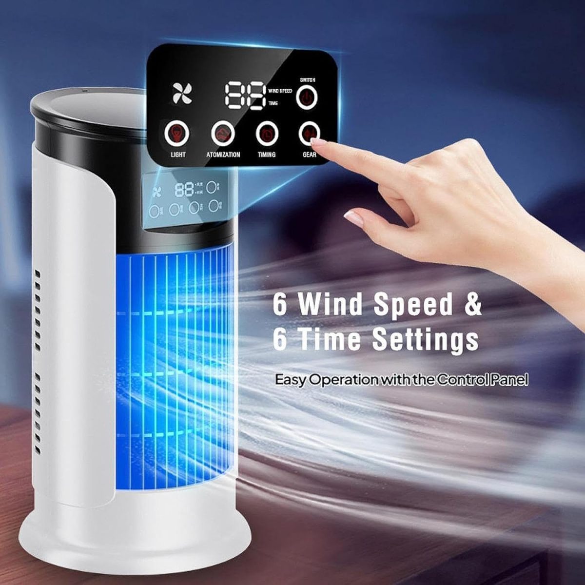 UJEAVETTE Portable Air Conditioners Fan Personal Air Conditioner for Bedroom Room Home - Image 5